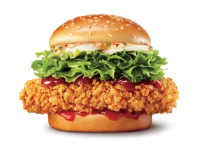 통다리 크리스피치킨버거(파이어핫)